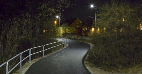 Gång- & cykelväg, Länsmansvägen Upplands-Väsby