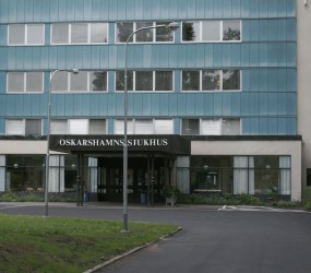 Utomhusbelysning, Oskarshamns sjukhus