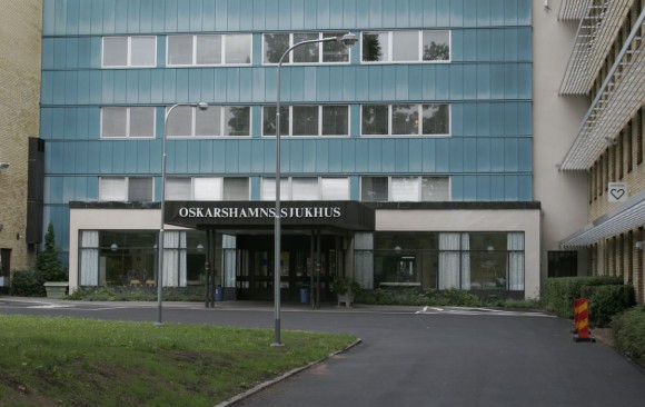 Utomhusbelysning, Oskarshamns sjukhus