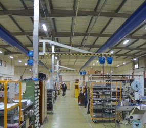 Smart LED i Marels produktionslokaler