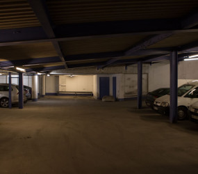 Smart LED-belysning i Greenparks parkeringsgarage