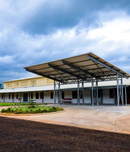 Lansering av det första distriktssjukhuset i Ghana