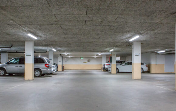 Stor energibesparing i parkeringsgaraget i Danderyd