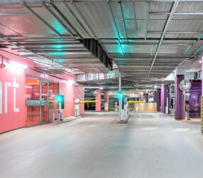 Hållbar LED-belysningslösning i Solna Port